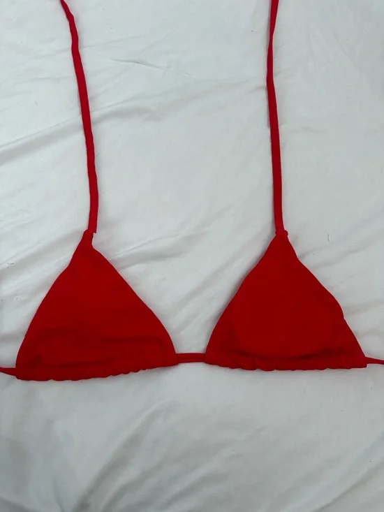 Red Triangle String Bikini Set - Picture 5 of 5